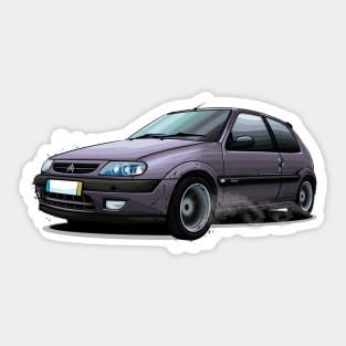 Citroen Saxo - Gray Sticker